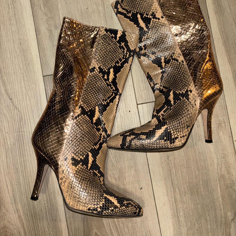 Metallic Boots